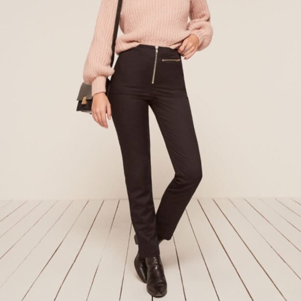 Reformation Braydon Pant - Black size 2